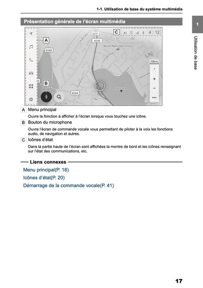 2025-2026 Toyota C-HR HEV/PHEV Navigation Manual | French
