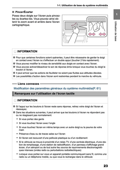 2025-2026 Toyota C-HR HEV/PHEV Navigation Manual | French
