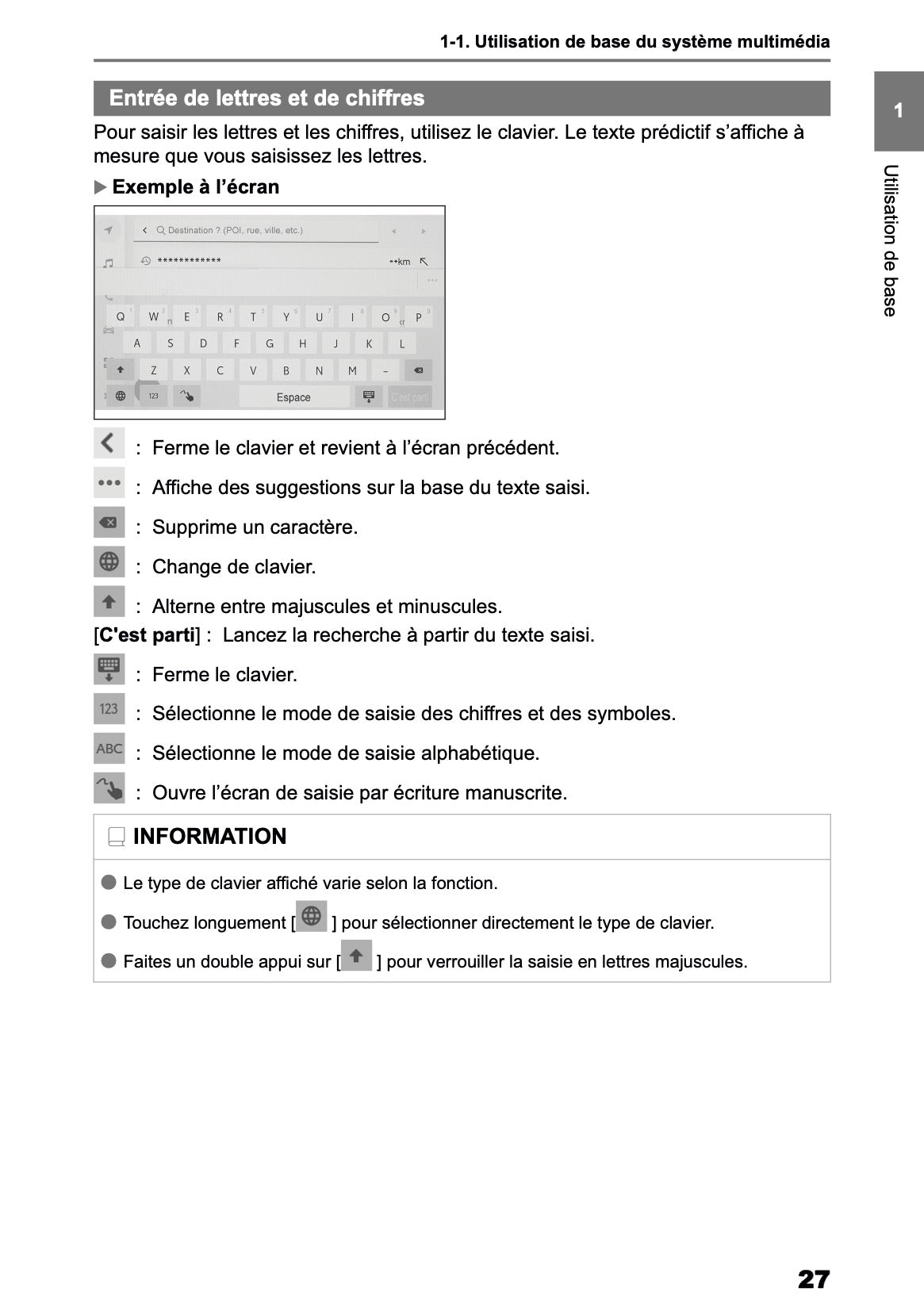 2025-2026 Toyota C-HR HEV/PHEV Navigation Manual | French