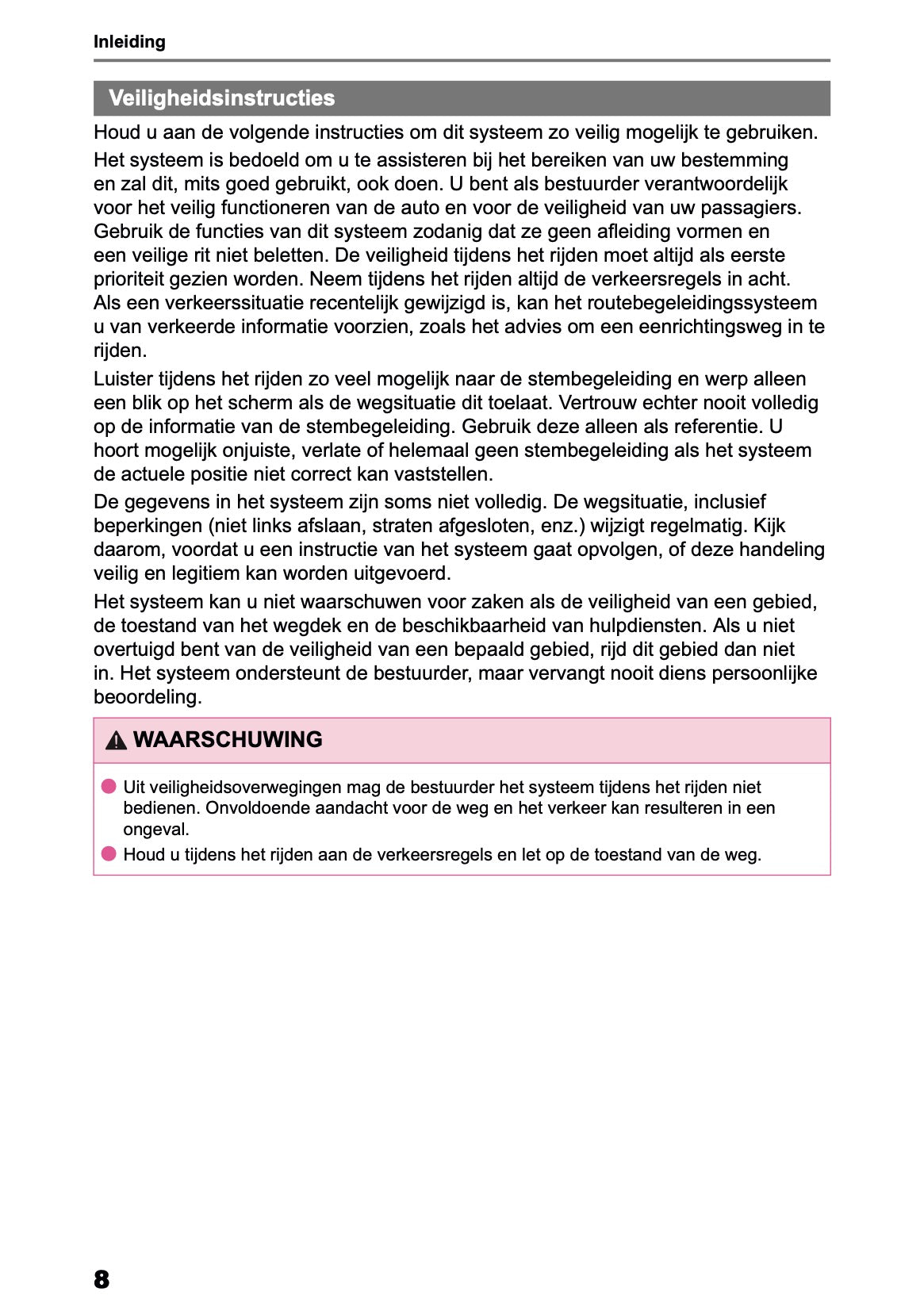 2025-2026 Toyota C-HR HEV/PHEV Navigation Manual | Dutch