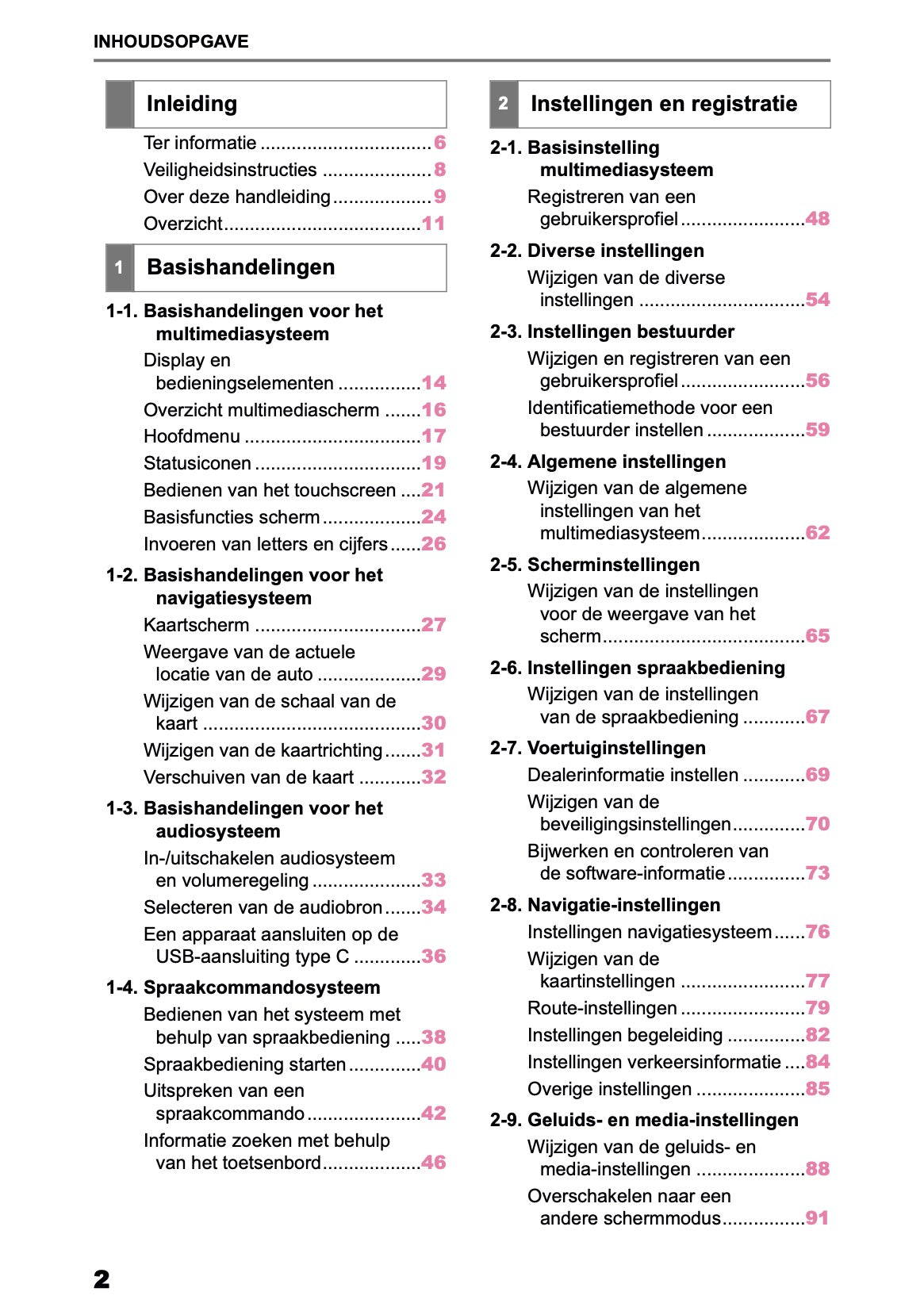 2026 Toyota C-HR+ Navigation Manual | Dutch