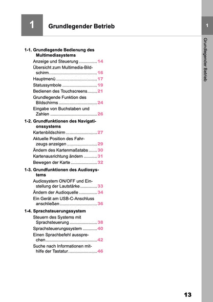 2025 Toyota Corolla Cross Hybrid Navigation Handbuch | Deutsch