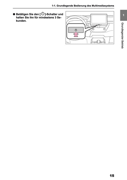 2025 Toyota Corolla Cross Hybrid Navigation Handbuch | Deutsch