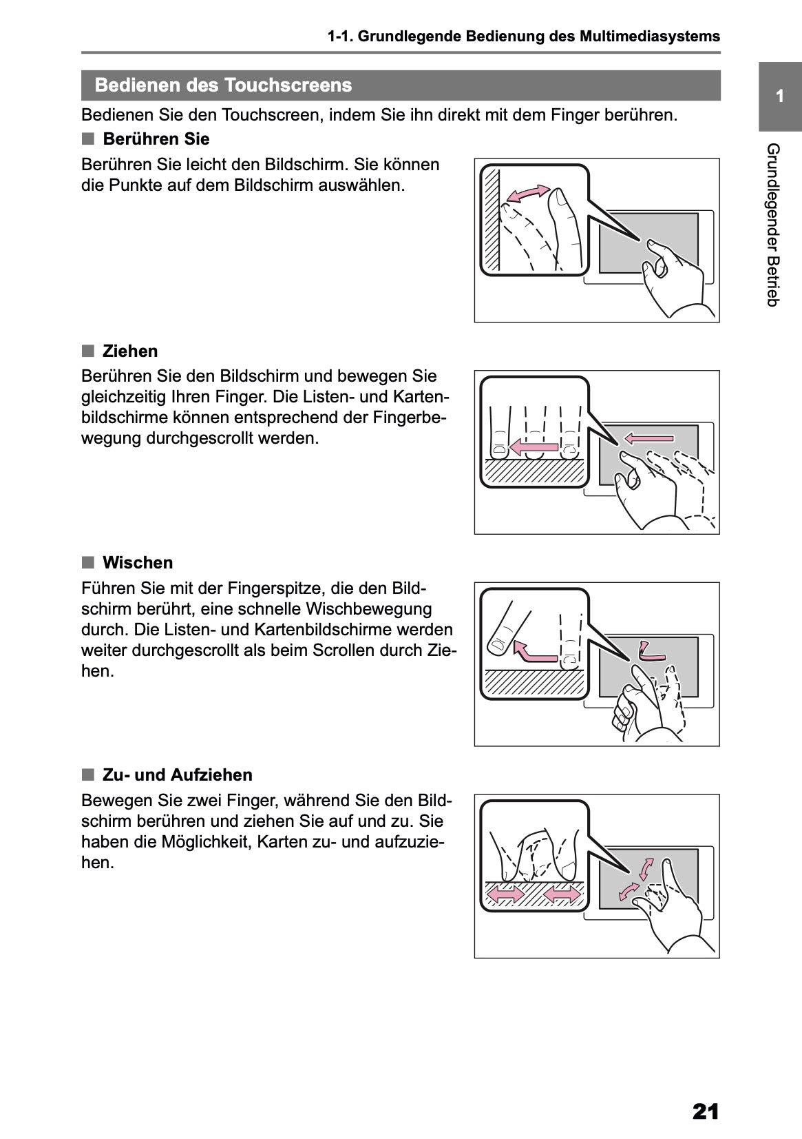 2025 Toyota Corolla Cross Hybrid Navigation Handbuch | Deutsch