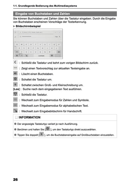 2025 Toyota Corolla Cross Hybrid Navigation Handbuch | Deutsch