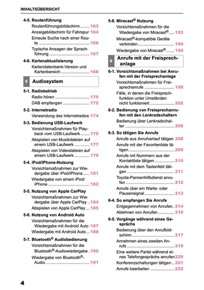 2025 Toyota Corolla Cross Hybrid Navigation Handbuch | Deutsch