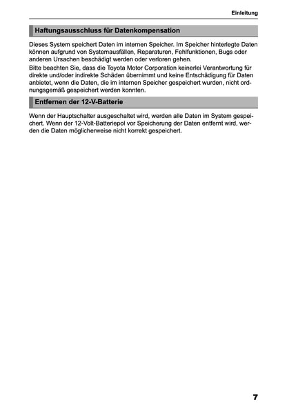 2025 Toyota Corolla Cross Hybrid Navigation Handbuch | Deutsch