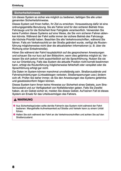 2025 Toyota Corolla Cross Hybrid Navigation Handbuch | Deutsch