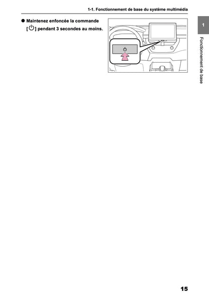 2025 Toyota Corolla Cross Hybrid Navigation Manual | French