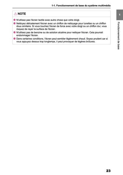 2025 Toyota Corolla Cross Hybrid Navigation Manual | French