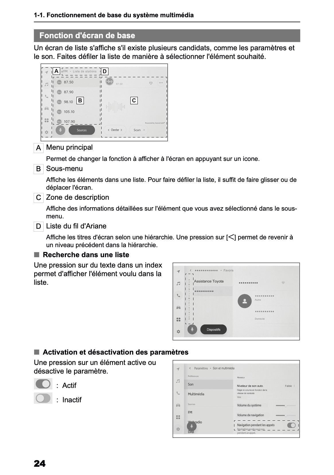 2025 Toyota Corolla Cross Hybrid Navigation Manual | French