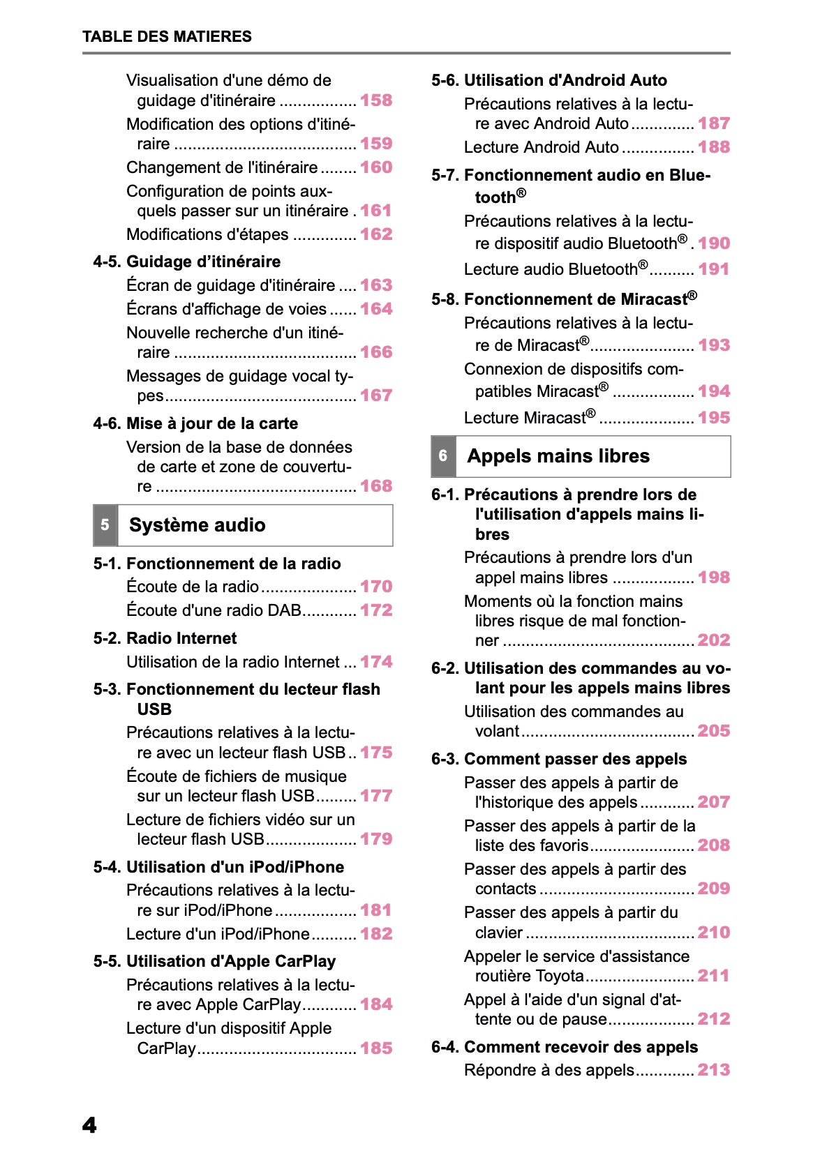2025 Toyota Corolla Cross Hybrid Navigation Manual | French