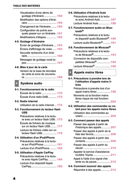 2025 Toyota Corolla Cross Hybrid Navigation Manual | French