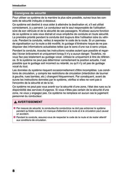 2025 Toyota Corolla Cross Hybrid Navigation Manual | French