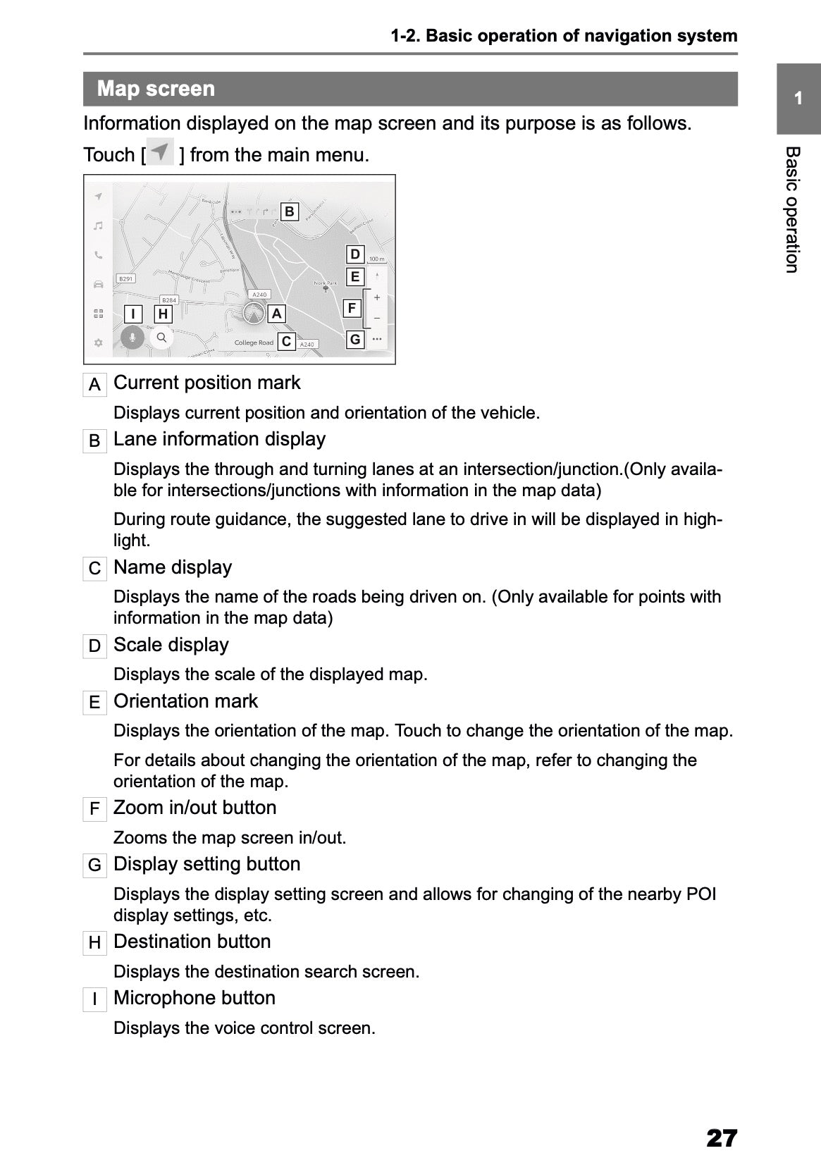 2025 Toyota Corolla Cross Hybrid Navigation Manual | English