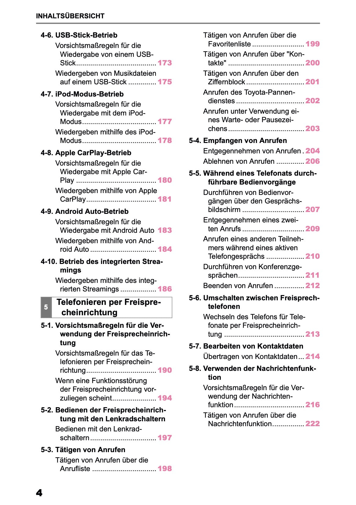 2026 Toyota RAV4 Navigation Manual | German