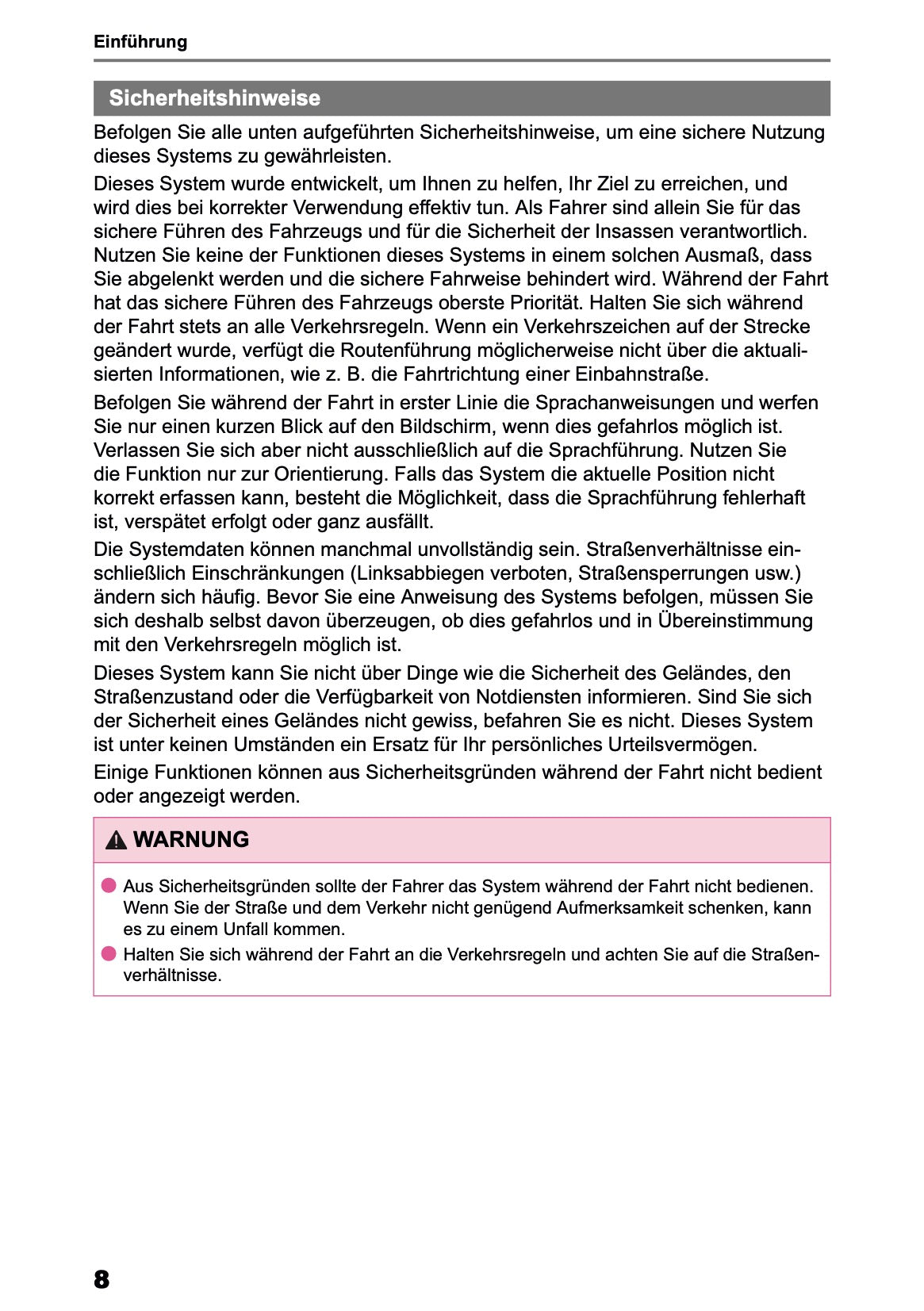 2026 Toyota RAV4 Navigation Manual | German