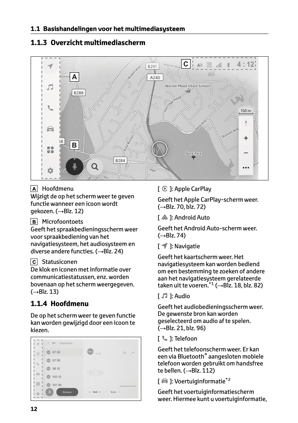 2022-2023 Toyota RAV4 Plug-in-Hybrid Navigatie Handleiding | Nederlands
