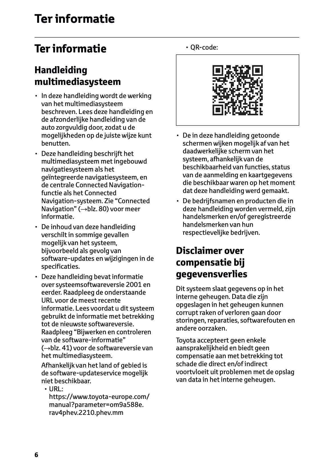 2022-2023 Toyota RAV4 Plug-in-Hybrid Navigatie Handleiding | Nederlands