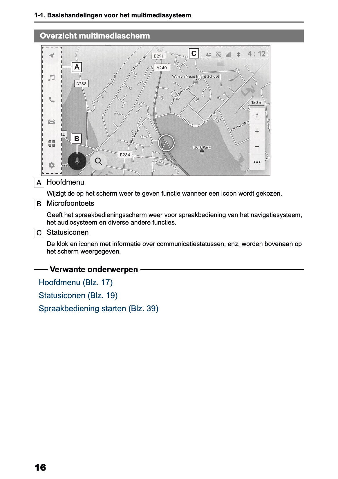 2025 Toyota Yaris Cross Hybrid Navigatie Handleiding | Nederlands
