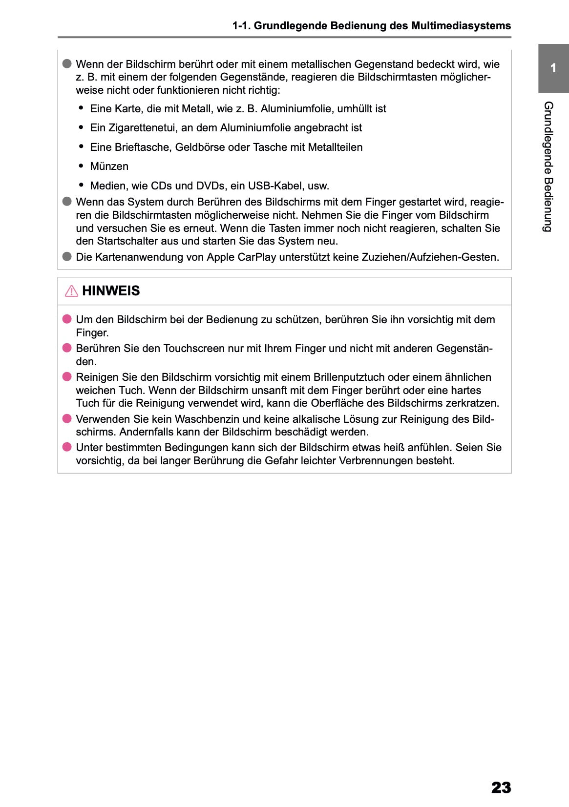 2026 Toyota Yaris Hybrid Navigation Anleitung | Deutsch