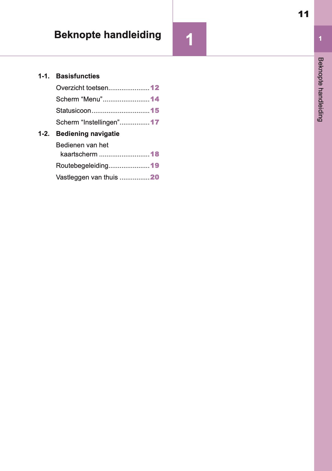 2021 Toyota Yaris Navigatie Handleiding | Nederlands