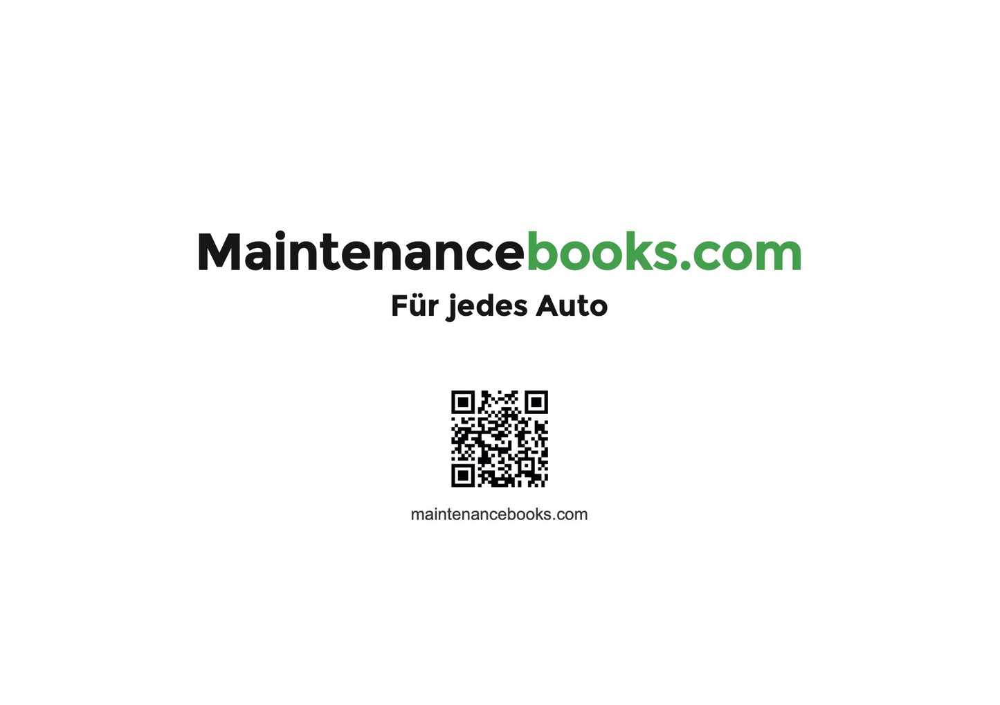 Audi Maintenance Book | German