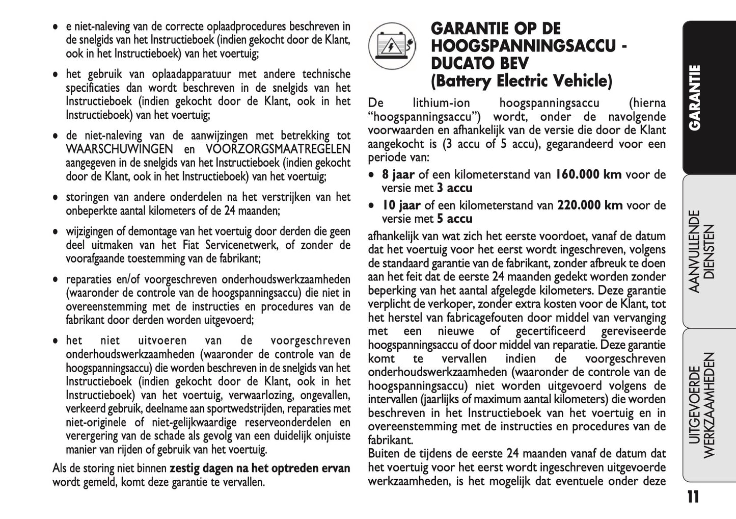2021 Fiat Garantie en Diensten | Nederlands