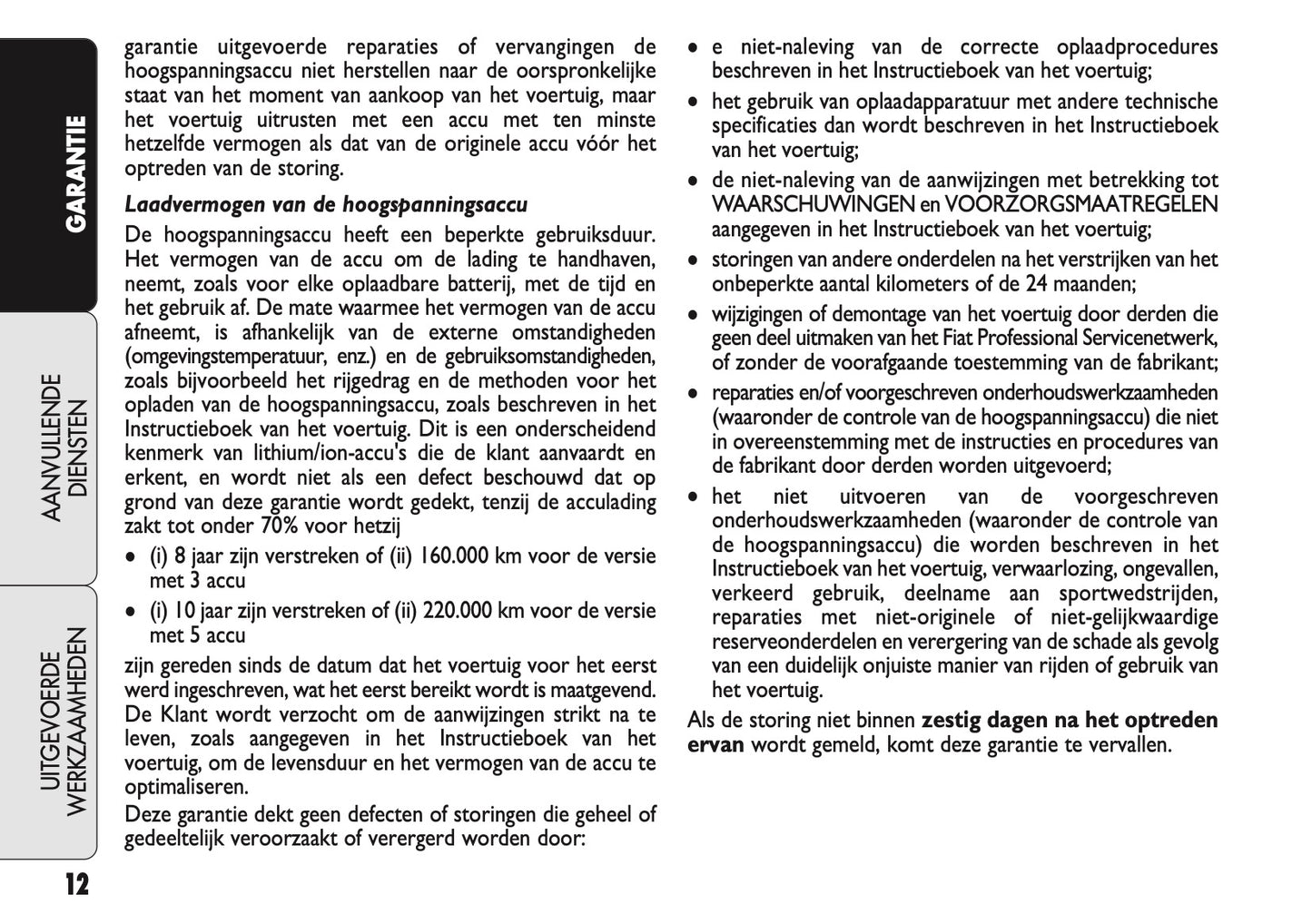 2021 Fiat Garantie en Diensten | Nederlands
