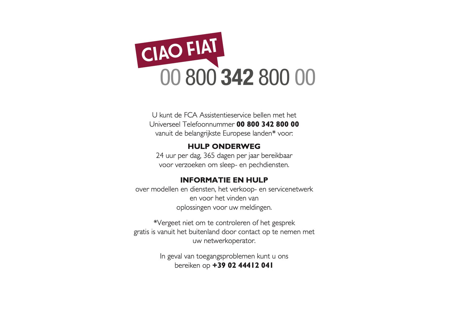 2021 Fiat Garantie en Diensten | Nederlands