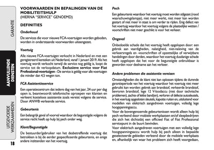 2021 Fiat Garantie en Diensten | Nederlands