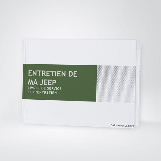 Jeep Maintenance Book | French