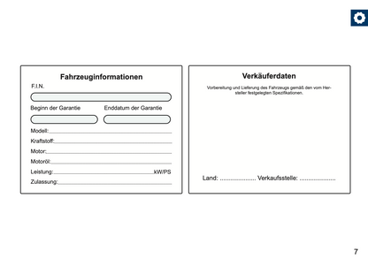 Kia Maintenance Book | German