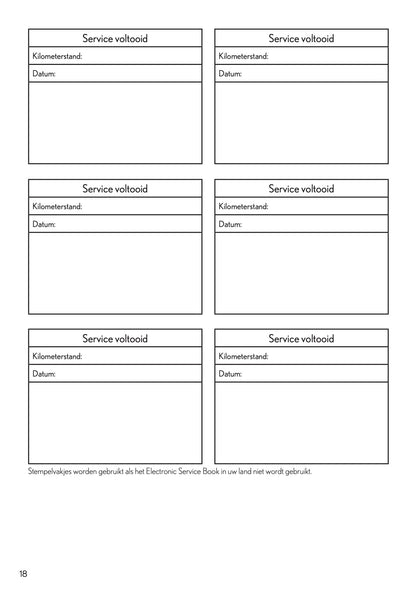 2022 Lexus Garantie & Serviceboekje | Nederlands