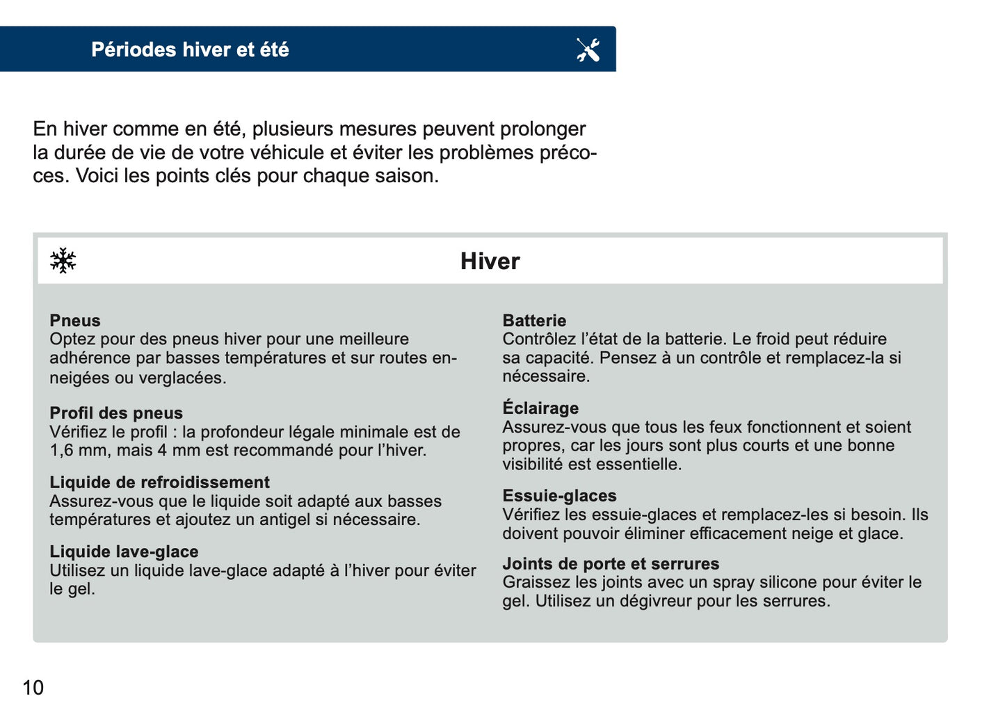 Lexus Maintenance Book | French