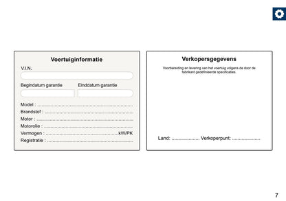 Land Rover Onderhoudsboekje | Nederlands