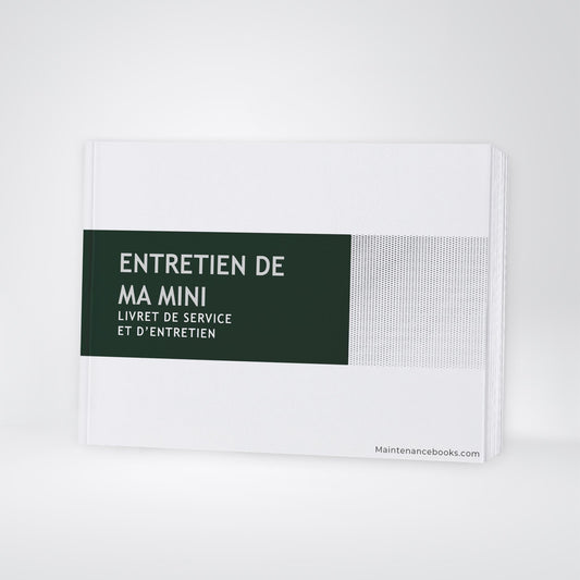 Mini Maintenance Book | French