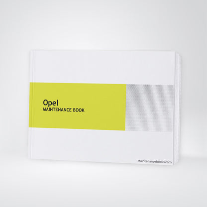 Opel Maintenance Book | English