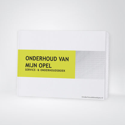 Opel Onderhoudsboekje | Nederlands