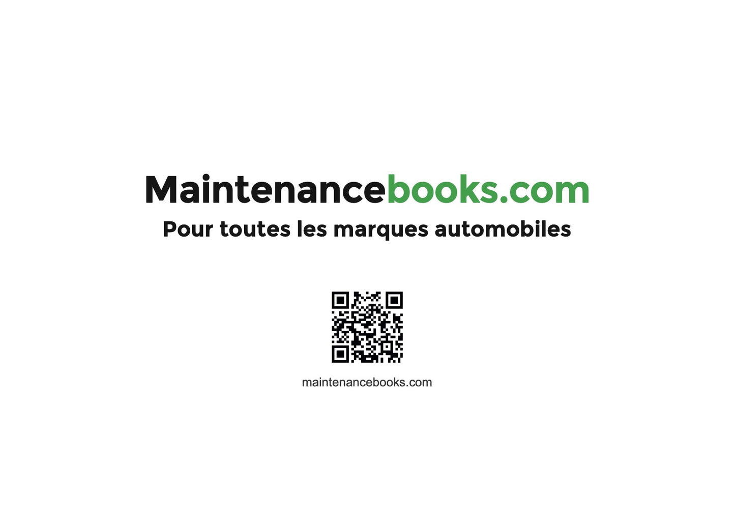 Renault Maintenance Book | French