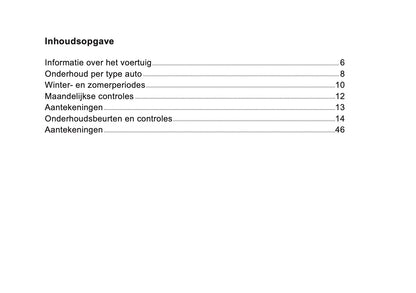 Seat Maintenance Book | Dutch