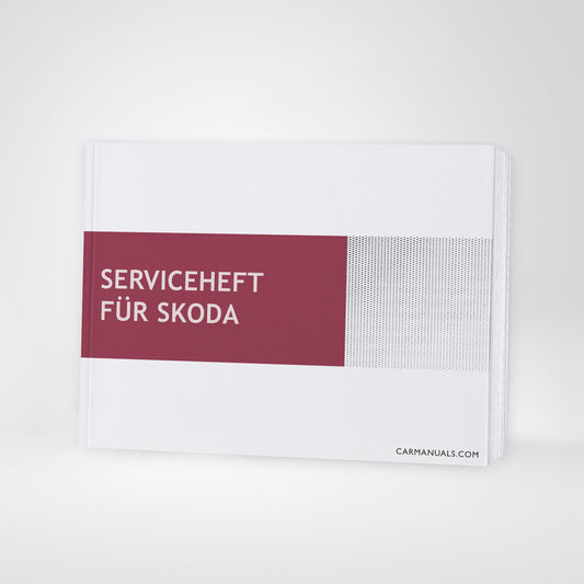 Skoda Maintenance Book | German