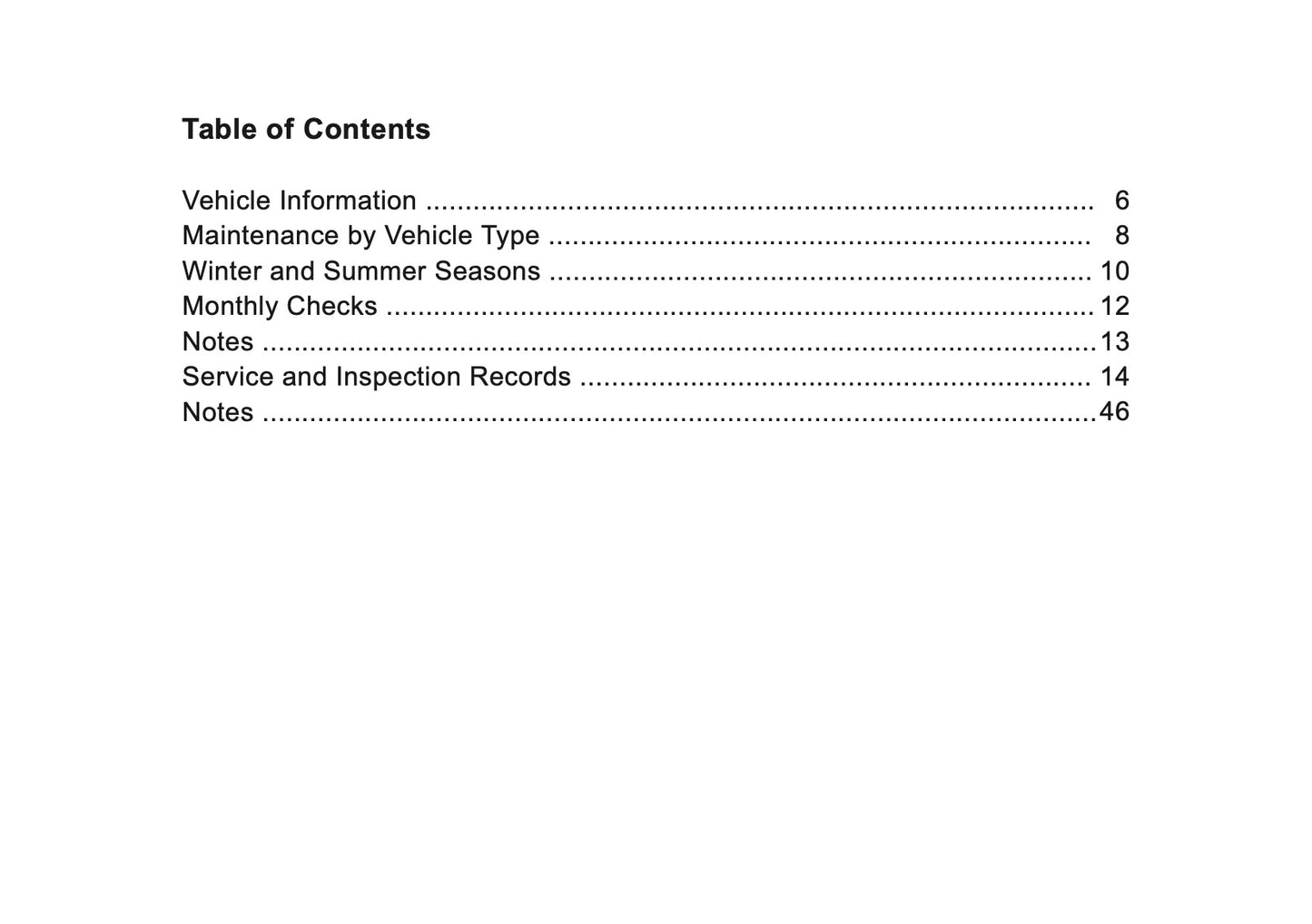 Skoda Maintenance Book | English