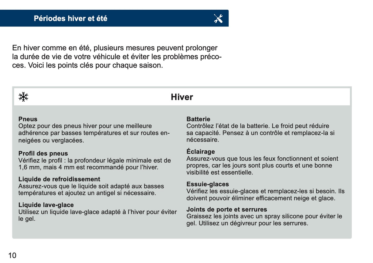 Suzuki Maintenance Book | French