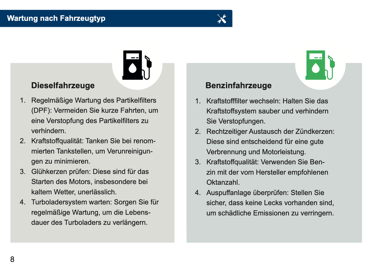 Toyota Maintenance Book | German