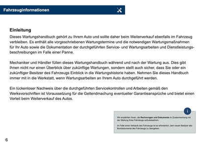 Serviceheft Volkswagen | Deutsch