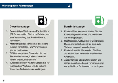 Serviceheft Volkswagen | Deutsch