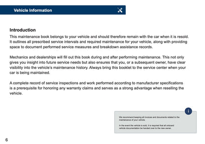 Volkswagen Maintenance Book | English