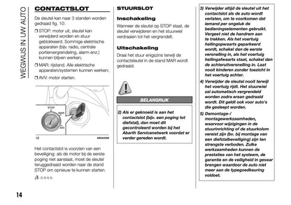 2014 Abarth 500 Gebruikershandleiding | Nederlands