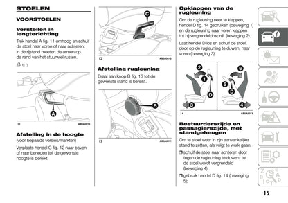 2014 Abarth 500 Gebruikershandleiding | Nederlands